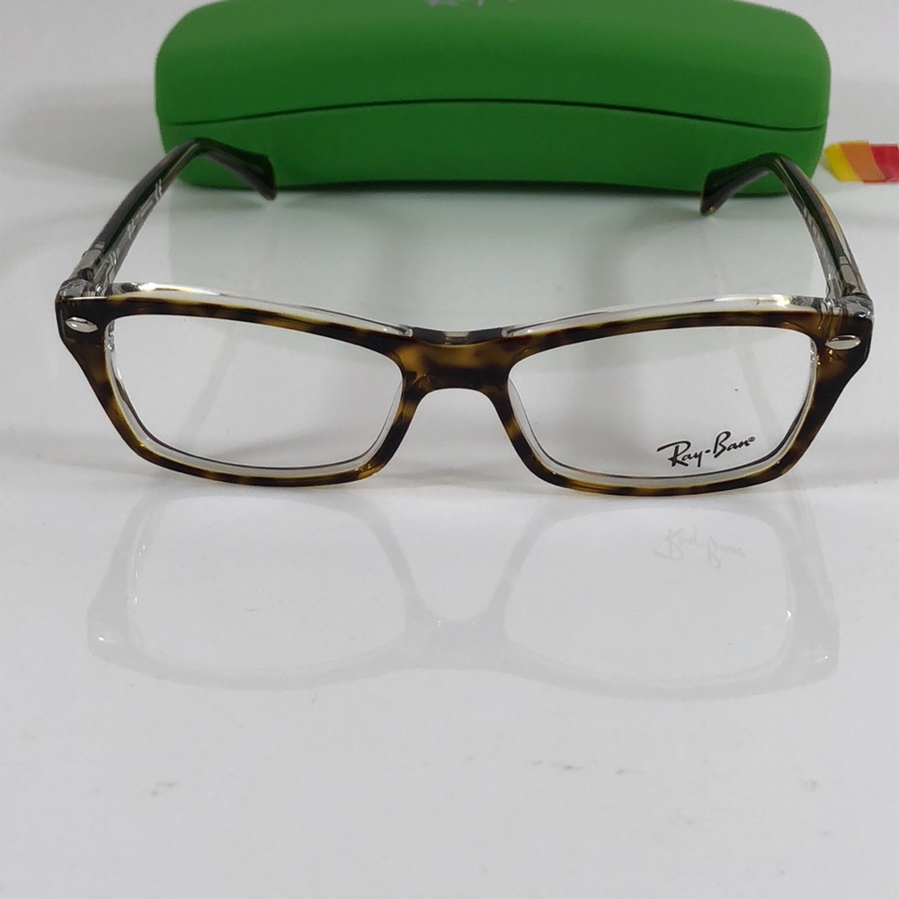 Ray ban jr 1550 3602 tortoise /clear